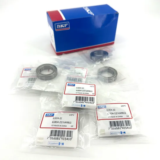 Double Rubber Sealed SKF 61804-2RS1 Deep Groove Ball Bearing 20x32x7mm for Industrial Equipment with OEM ODM Service - Image 2