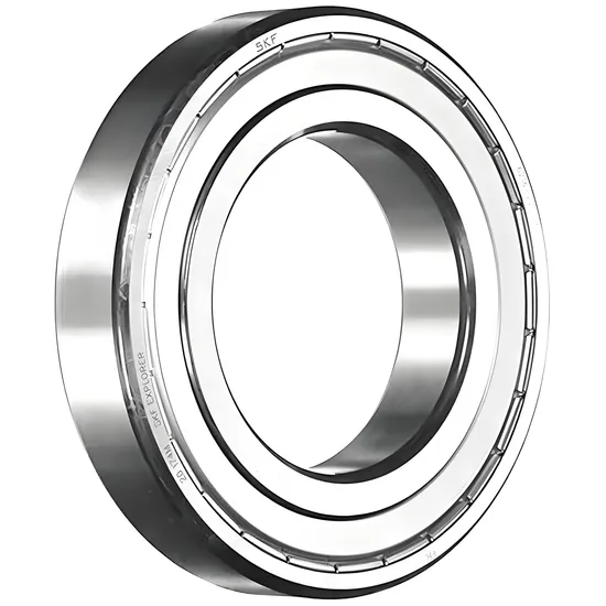 Industrial Machinery Deep Groove Ball Bearing SKF 6211-2Z/C3 55x100x21mm with Sheet Metal Cage - Image 2
